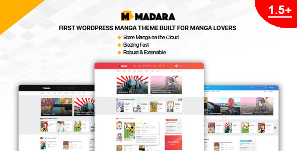 Madara v1.7.3.12 Nulled - WordPress Theme for Manga