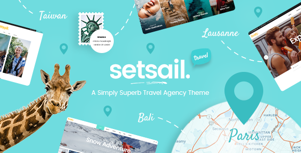 SetSail v1.8 Nulled - Travel Agency Theme