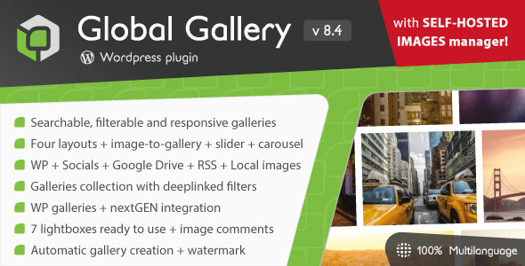 Global Gallery v8.4.2 Nulled - Wordpress Responsive Gallery