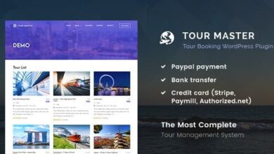 Tour Master v5.2.2 Nulled - Tour Booking, Travel, Hotel
