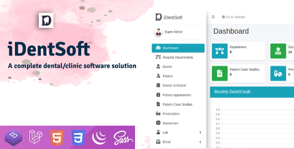 iDentSoft v1.2.0 Nulled - Dental / Clinic Software Solution