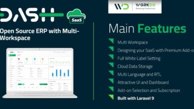 WorkDo Dash SaaS v1.4 Nulled - Open Source ERP with Multi-Workspace