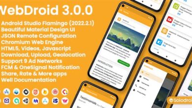 WebDroid v3.0.0 Nulled - Android WebView App