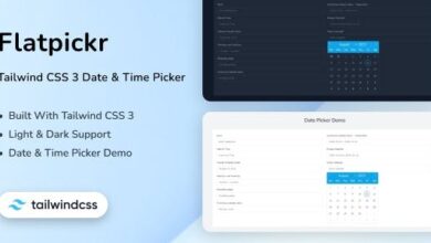 Flatpickr Nulled - Tailwind CSS 3 Date Picker