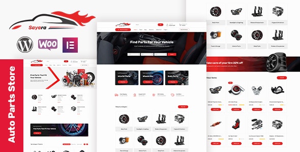 Sayara v1.2.1 Nulled - Auto Parts Store WooCommerce WordPress Theme