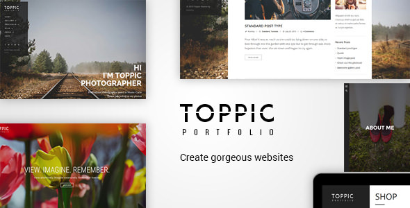 TopPic v4.2 Nulled - Portfolio Photography Theme