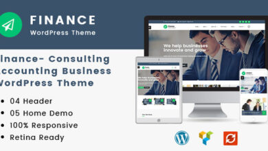 Finance v1.4.7 Nulled - Consulting, Accounting WordPress Theme