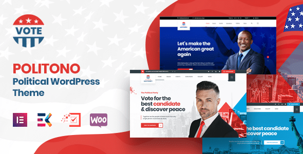 Politono v2.4 Nulled - Political Election Campaign WordPress Theme