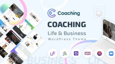 Coaching v3.6.5 Nulled - Life And Business Coach WordPress Theme