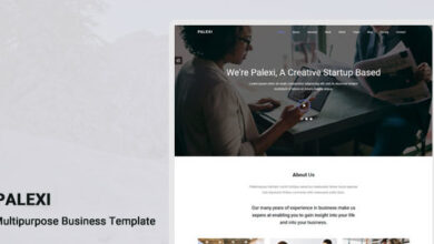 Palexi Nulled - One Page HTML5 Template