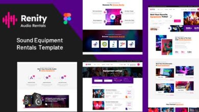 Renity Nulled - Equipment Rentals HTML Template