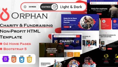 Orphan Nulled - Charity and Fundraising Non-Profit HTML Template