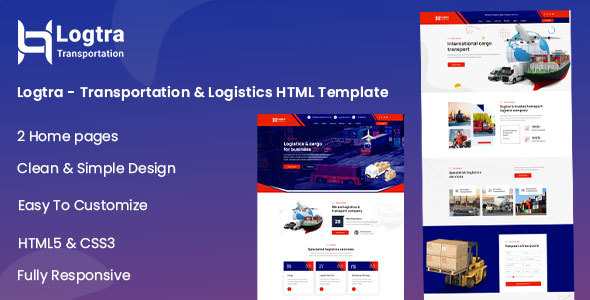 Logtra v1.1 Nulled - Transportation & Logistics HTML Template