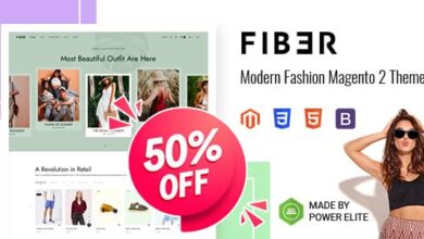 Fiber v1.1.0 Nulled - Modern Fashion Store Magento 2 Theme