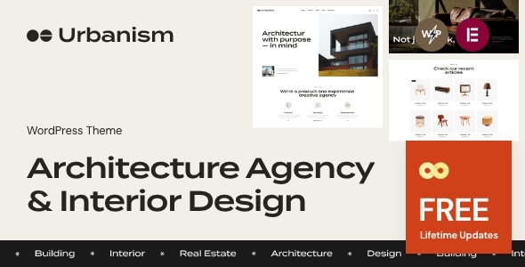 Urbanism v1.0 Nulled - Architecture Agency & Interior Design WordPress Theme