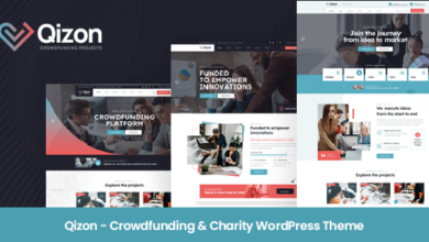 Qizon v1.0.1 Nulled - Crowdfunding & Charity WordPress Theme