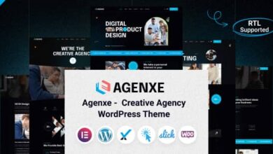 Agenxe v1.0 – Creative Agency WordPress Theme