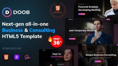 Doob v1.4 Nulled - Business & Consulting Bootstrap 5 Template