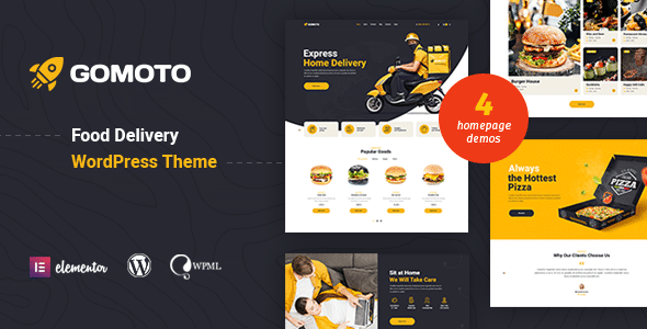 Gomoto v1.3.5 Nulled - Food Delivery & Medical Supplies WordPress Theme