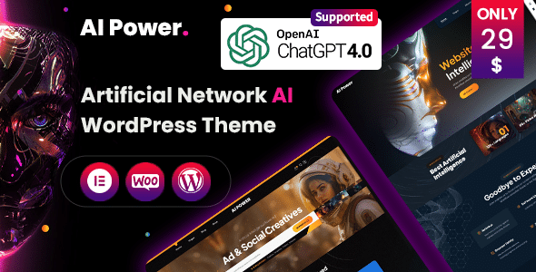 AI Power v1.0 Nulled - AI WordPress Theme