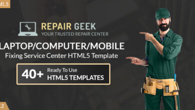 Repair Geek Nulled - Laptop And Computer Fixing Service Center HTML5 Template