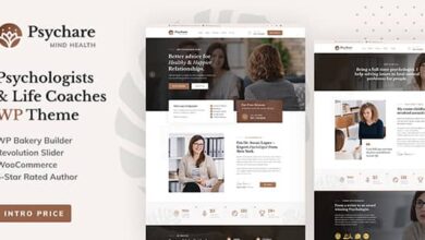 Psychare v1.2.2 Nulled - WordPress Theme for Psychologists & Life Coaches