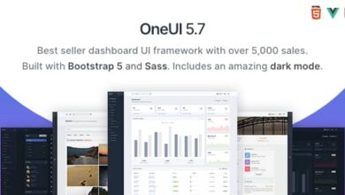 OneUI v5.7 Nulled - Bootstrap 5 Admin Dashboard Template, Vue Edition & Laravel 10 Starter Kit