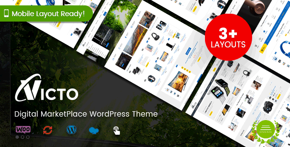 Victo v1.4.16 Nulled - Digital MarketPlace WordPress Theme (Mobile Layouts Included)