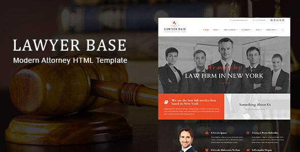 Lawyer Base Nulled - Attorney HTML Template