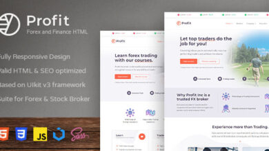 Profit Nulled - Forex and Finance HTML Template