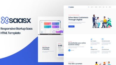 SaasX Nulled - Saas Startup HTML Template