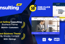 Consulting v6.5.7 Nulled - Business, Finance WordPress Theme