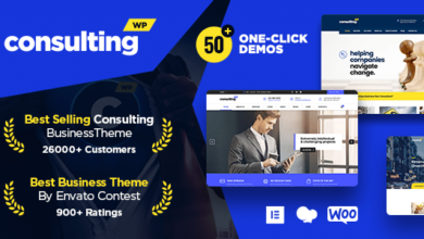 Consulting v6.5.7 Nulled - Business, Finance WordPress Theme