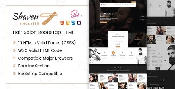 Shaven Nulled - Salon HTML Template