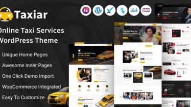 Taxiar v1.0 Nulled - Online Taxi Service Wordpress Theme