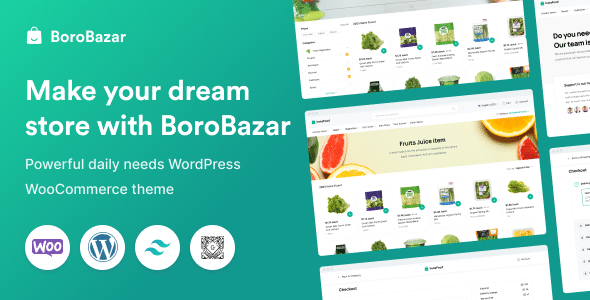 BoroBazar v1.3.6 Nulled - Grocery Store WooCommerce WordPress theme