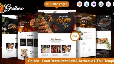 Grillino Nulled - Grill, Restaurant & Food HTML Template