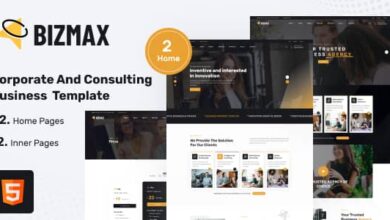 Bizmax Nulled - Corporate And Consulting Business Template