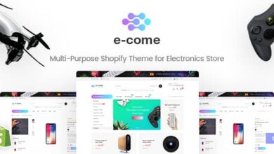 E-come v1.0.1 Nulled - Multi-Purpose Shopify Theme for Electronics Store