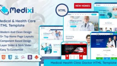 Medixi Nulled - Health Doctor Clinic & Medical Care HTML Template