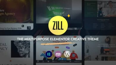 ZILL v1.0.0 Nulled - Multipurpose Elementor Creative Theme