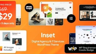 Inset v1.0 Nulled - Digital Agency & IT Services WordPress Theme