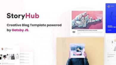 StoryHub Nulled - React Gatsby Blog Template