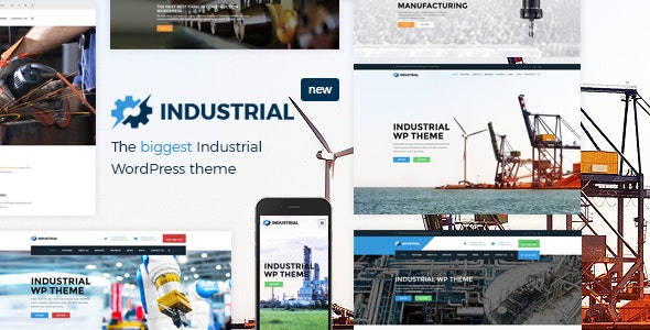 Industrial v1.7.0 Nulled - Factory Business WordPress Theme
