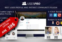 UserPro v5.1.1 Nulled - Community and User Profile WordPress Plugin