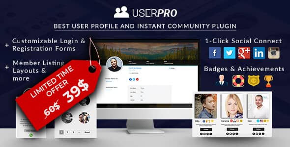 UserPro v5.1.1 Nulled - Community and User Profile WordPress Plugin