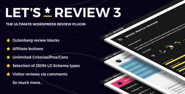 Let's Review v3.4.2 Nulled - WordPress Plugin With Affiliate Options