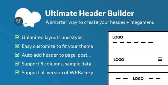 Ultimate Header Builder v1.8 Nulled - Addon WPBakery Page Builder