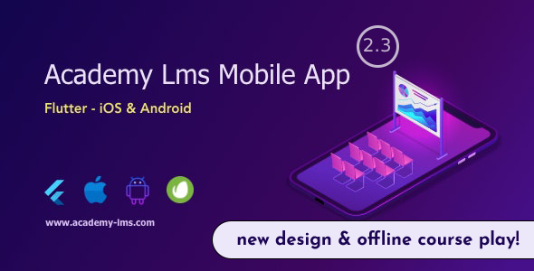 Academy Lms Student Mobile App v2.3 Nulled - Flutter iOS & Android