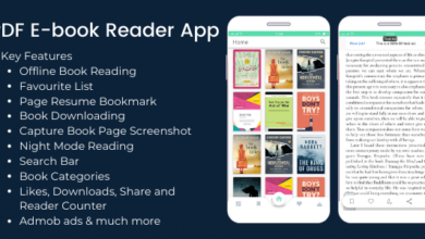 PDF Ebook Reader App + Admin App v1.0 Free